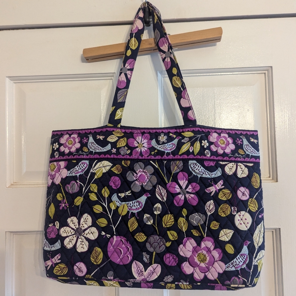 Vera Bradley large Floral Nightingale tote - Picture 6 of 10